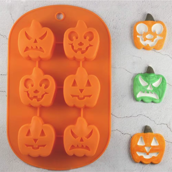 Producto - Molde Halloween Calabazas x 6 BM3007 - 0
