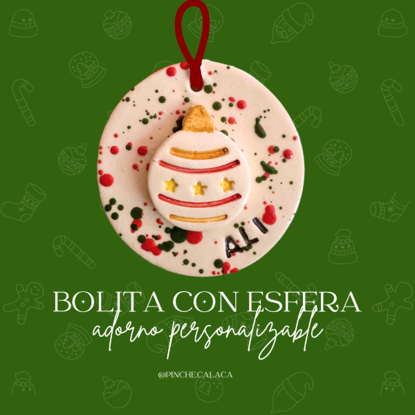 Producto - Bolita con Esfera (Adorno Personalizable)