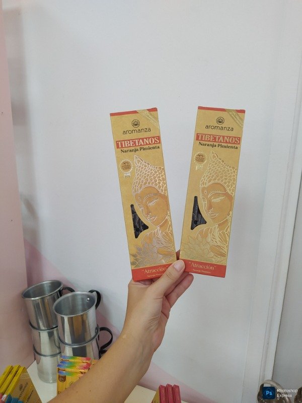 Producto - Sahumerio tibetanos naranja y pimienta atracción