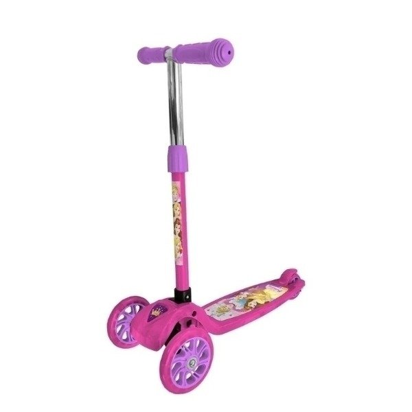 Producto - MONOPATIN PARA NIÑO DE PLASTICO NENA PRINCESA 3 RUEDAS 12205 FUCSIA