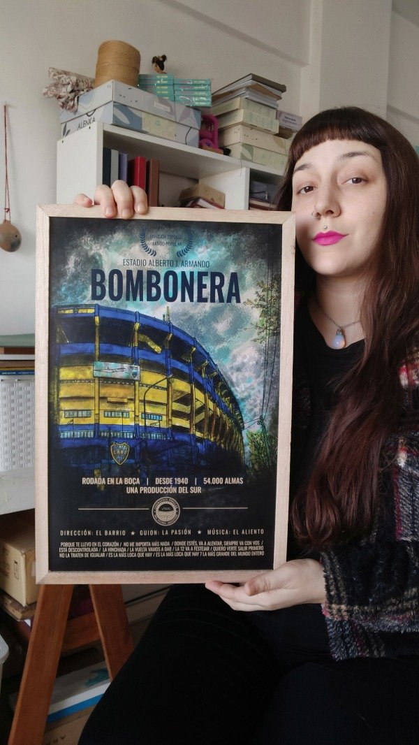 Producto - Cuadro La Bombonera - Boca Juniors
