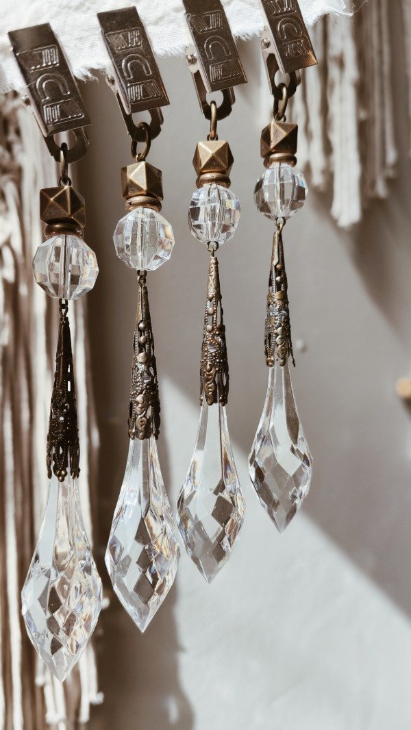 Producto - Set pesas de mantel - Caireles largos (bronce)