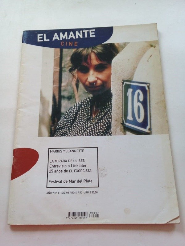 Producto - El amante Cine #81 - Diciembre 1998 - Linklater El exorcista Marius y Jeannette