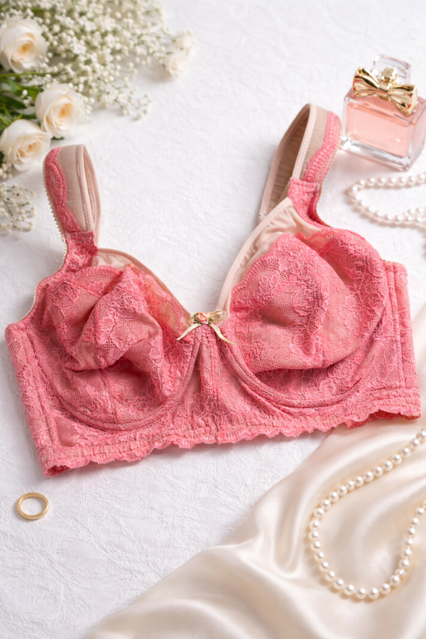 Producto - CORPIÑO CUBRITIVO RUBÍ CORAL HECHO A TU MEDIDA CON Y SIN ARO