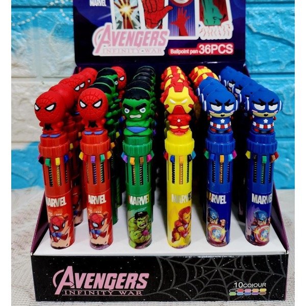 Producto - Lapicera advenger vengadores 10 colores