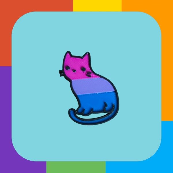 Producto - Pin Gato Bisexual