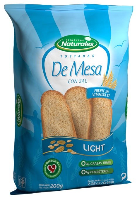 Producto - Tostadas de Mesa con Sal Clásicas 200g. Caja x 12 u.