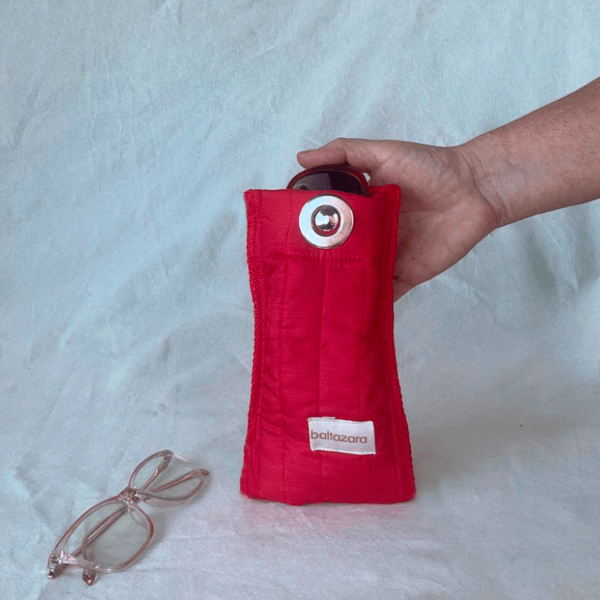 Producto - Vision Bag Rojo - Estuche para dos lentes