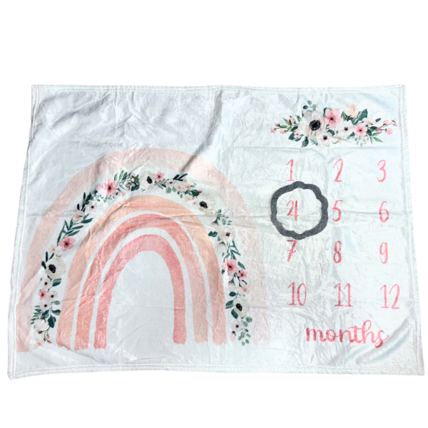 Producto - Manta cumple mes piel rosa