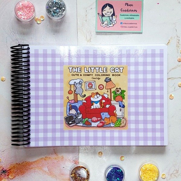 Producto - Cuaderno para pintar- pequeño gato