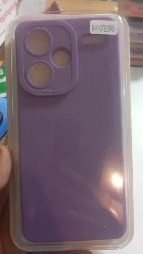 Producto - Funda Silicone Case Lila para Xiaomi Redmi Note 13 Pro Plus