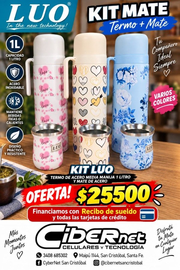 Producto - Termo y mate Luo lu-43001
