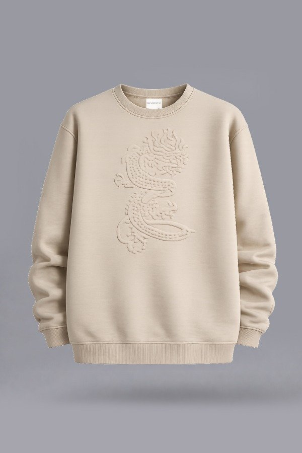 Producto - Buzo de frisa con efecto GOFRADO - 16256