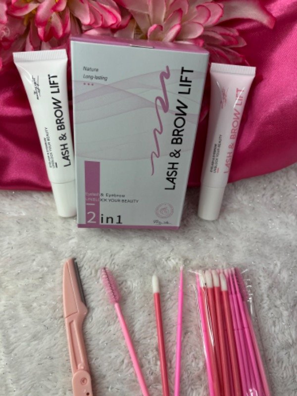 Producto - Kit lash y brow lifting iconsign 2en1 caja blanca y rosa