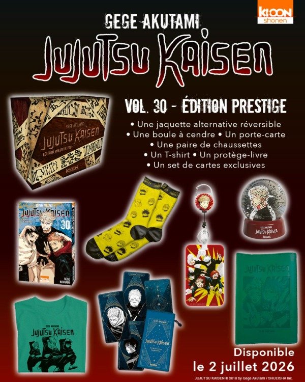 Producto - Jujutsu Kaisen Vol. 30 (Édition Prestige)