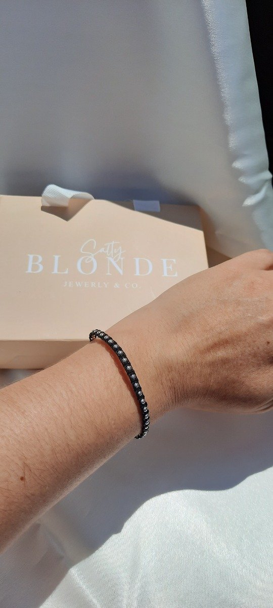 Producto - PULSERA ZARA BLACK - PLATA 925
