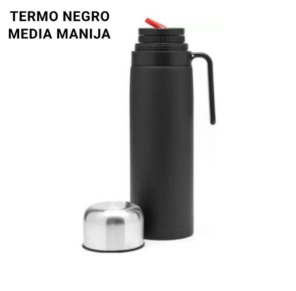Producto - TERMO NEGRO MEDIA MANIJA