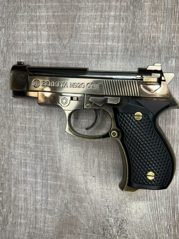 Producto - Encendedor Catalitico Pistola Grande Bereta Doble Llama - 0