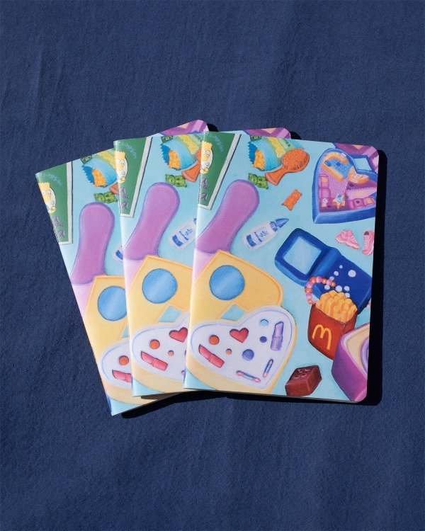 Producto - Cuaderno ilustrado "Nostalgia" - pequeño (a6) - 0