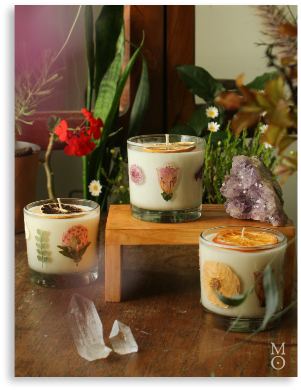 Producto - Vela Botánica - Cristal