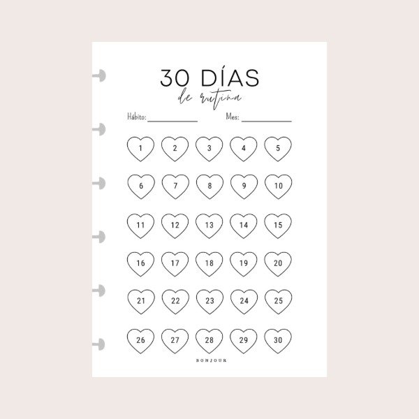 Producto - Repuesto A6 30 días de rutina