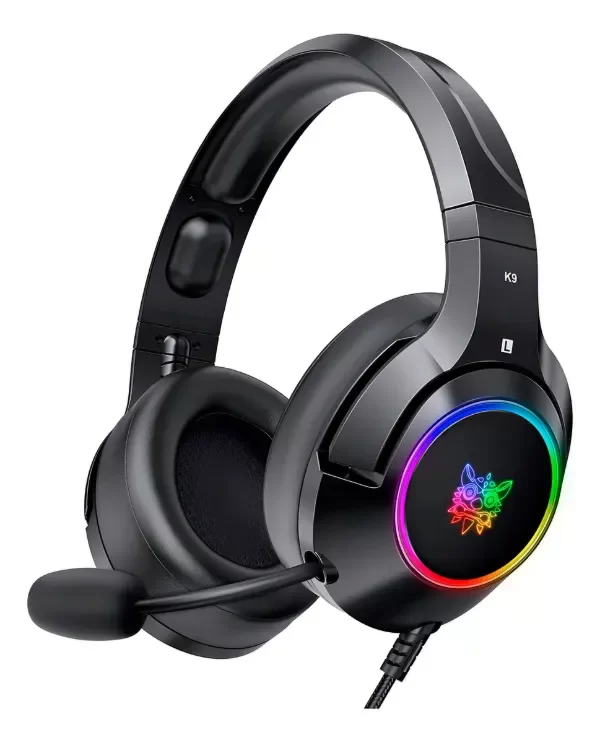 Producto - AURICULARES GAMER HEADSET MICROFONO ONIKUMA K9 VINCHA NEGRO LUZ RGB