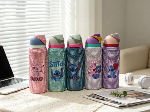 Producto - (WA-2026-6)Botella brillo de Stitch-750ML
