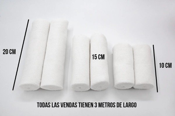Producto - Venda de Gasa tipo camiseta - Pack x10 Unidades