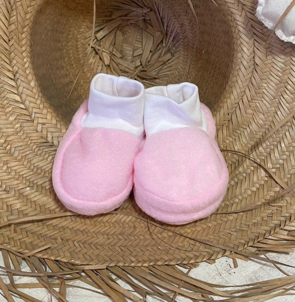 Producto - Escarpín de polar talle 2 rosa
