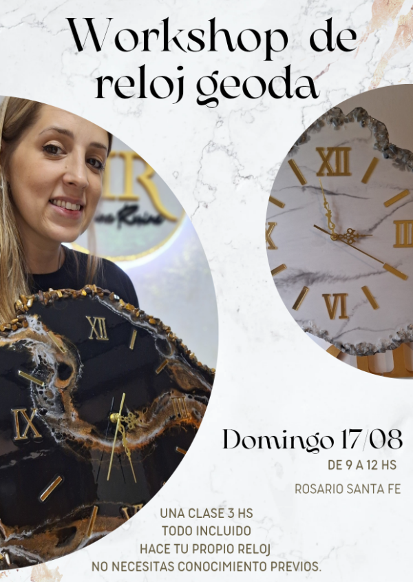 Producto - Workshop reloj geoda Domingo 17/08