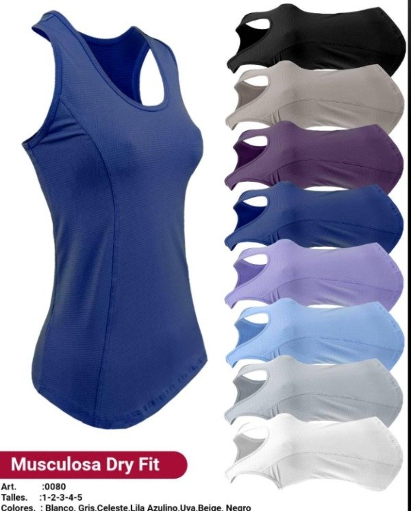 Producto - LINEA FELIX Art 0080 Músculosa dry Fit
