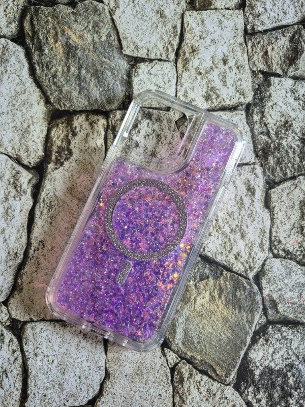 Producto - Funda bumper glam MagSafe Iphone 14 Pro Max lila
