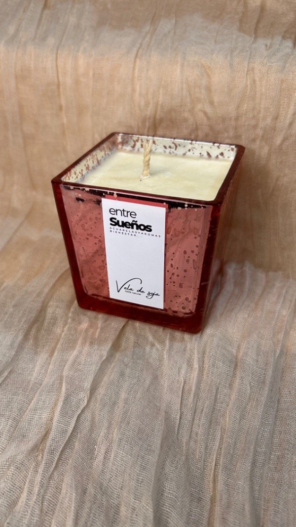 Producto - Velas de soja en envase metalizado grande