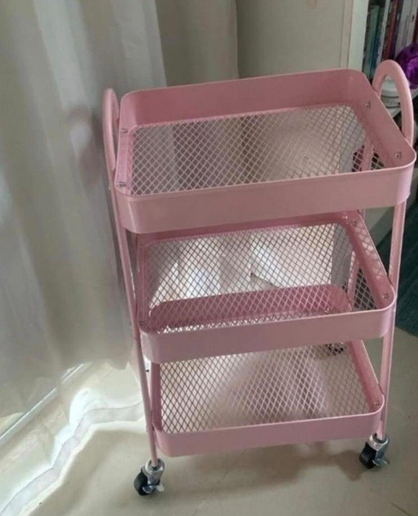 Producto - Carrito auxiliar ROSA
