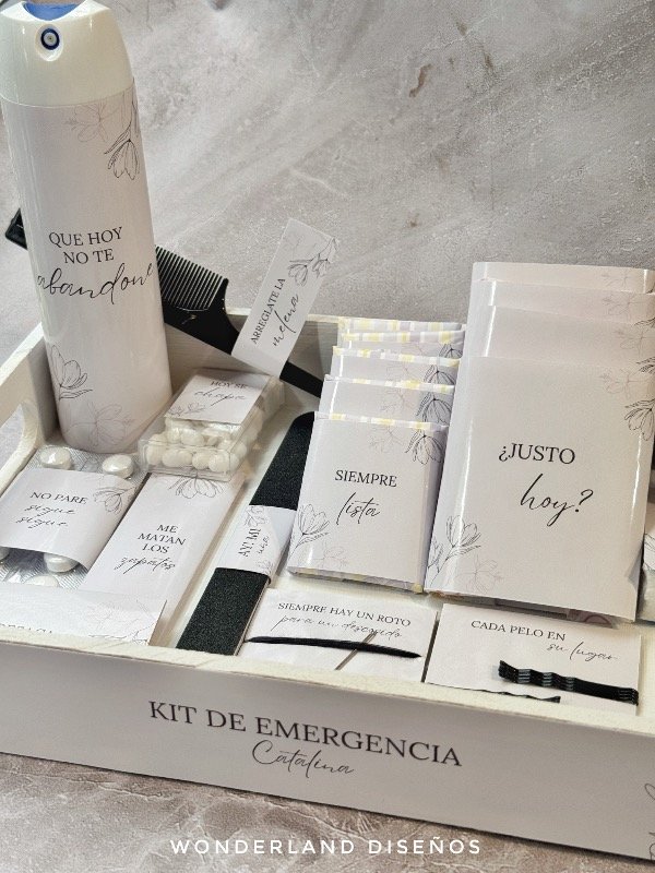 Producto - Kit de Baño - Diseño Catalina (silueta flor) - 1