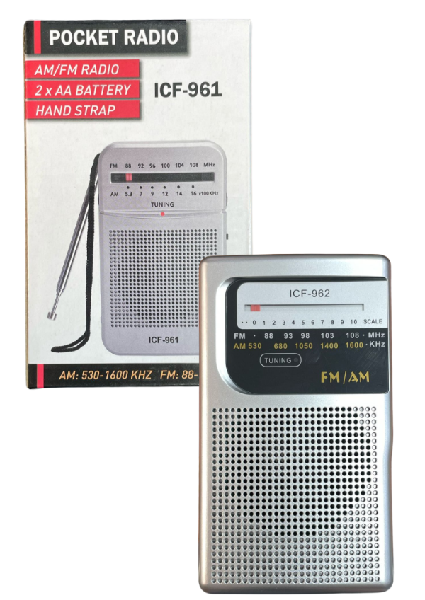 Producto - POCKET RADIO ICF962