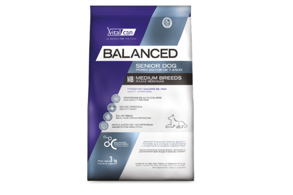 Producto - Vital Can Balanced Perros SENIOR MEDIANOS X 12 kg