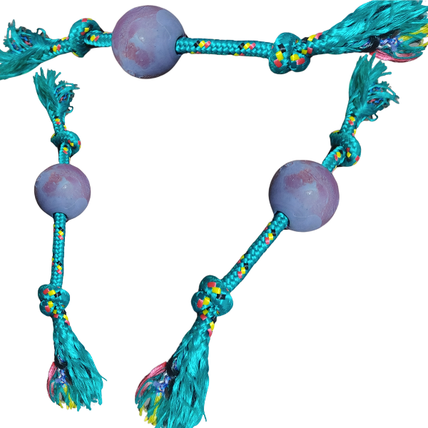 Producto - Pelota de color Con Soga Para Perros Pequeños Y Medianos - 3