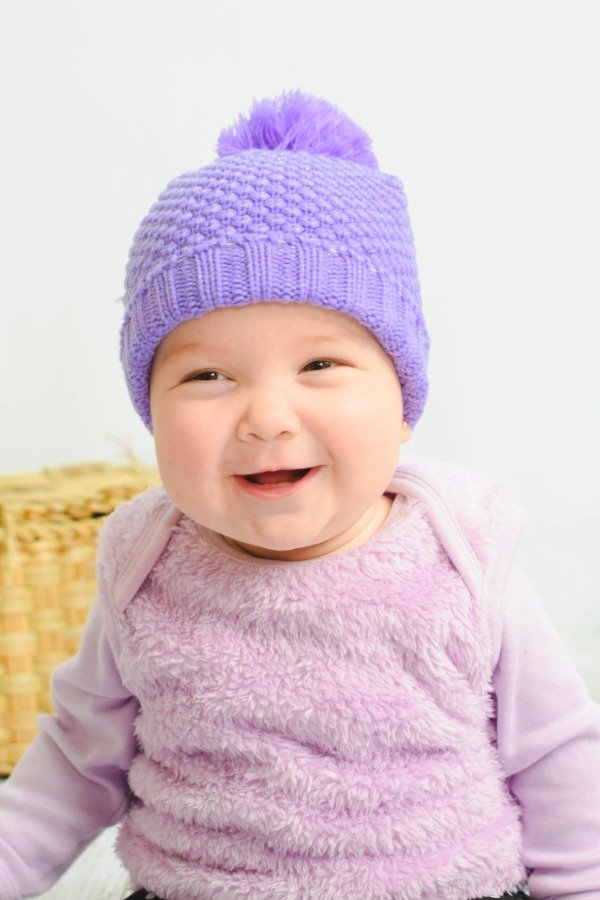 Producto - Gorro rocky tejido lila