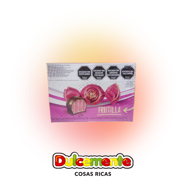 Producto - CAJA OBLI BON BOMBÓN DE FRUTILLA