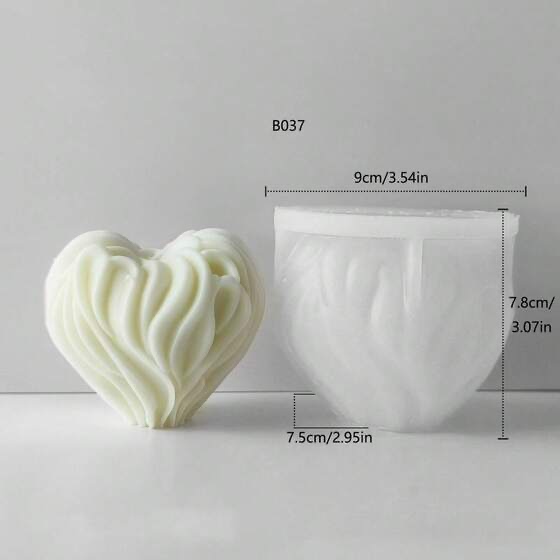 Producto - Molde Corazon tramado 2