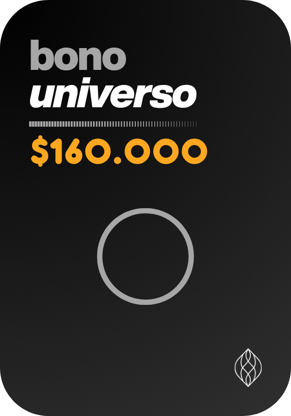 Producto - Bono UNIVERSO - Especial Feria TILDE