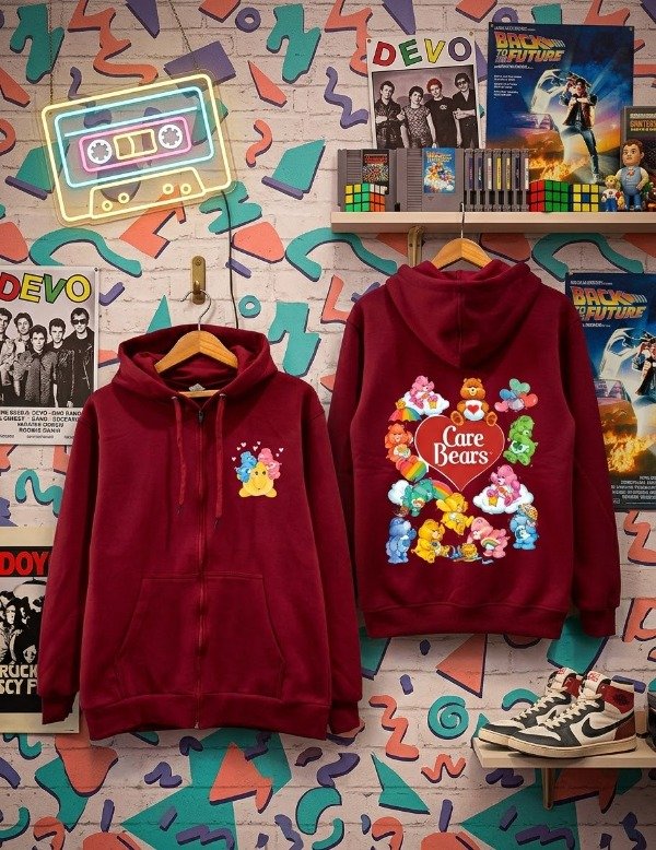 Producto - Campera Algodon Rustica Ositos Cariñosos Varios Colores - 3
