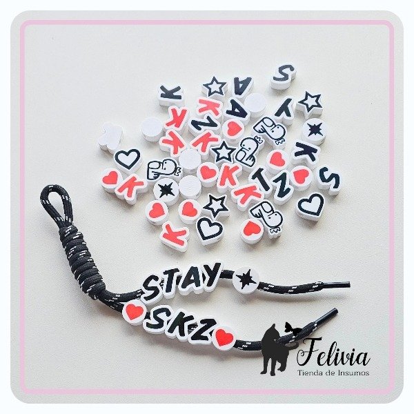 Producto - Cuentas 3d mix Stray Kids x 30 u.