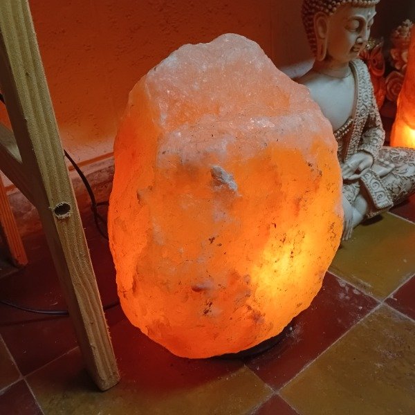 Producto - Lampara de Sal en Piedra - 20 kg