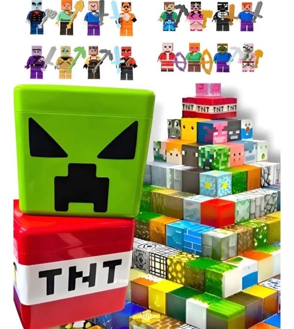 Producto - Caja TNT bloques magnéticos 200 piezas - 0