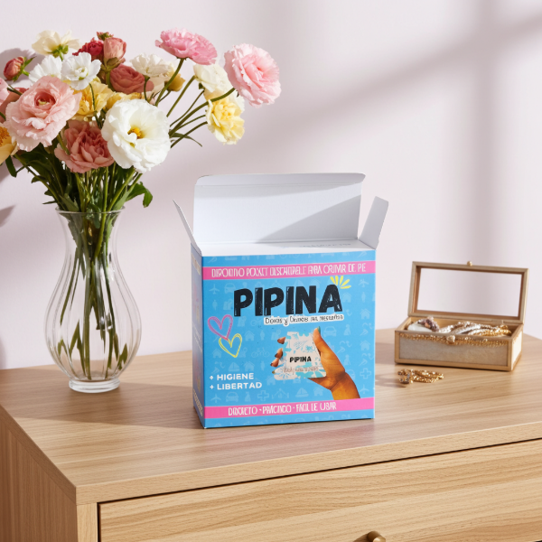 Producto - Caja Personal de 5 packs. Total 15 PiPiNaS