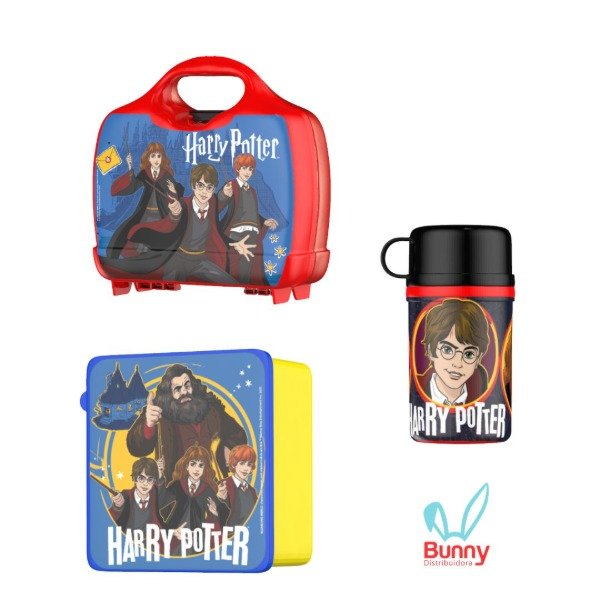 Producto - SET LONCHERA / CAJA SANDW / CANTIMPLORA HARRY POTTER