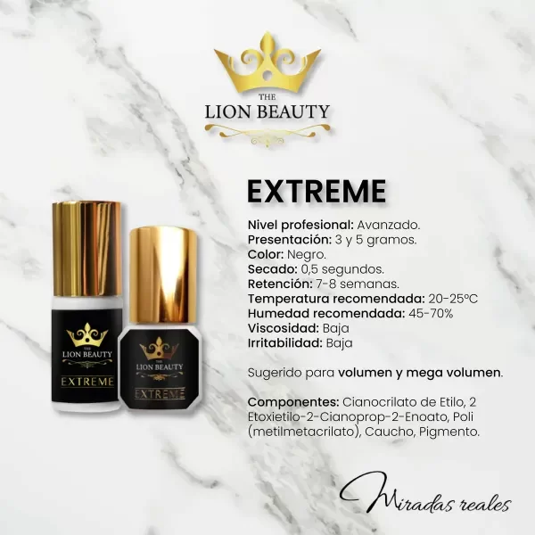 Producto - Adhesivo Extreme - The Lion Beauty - 1