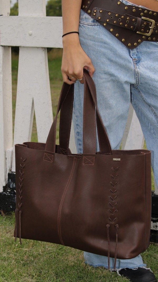 Producto - Cartera Cuero Pampa XL